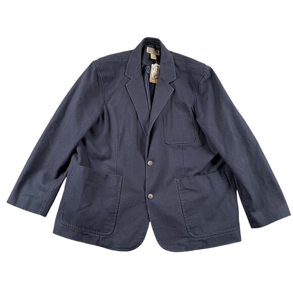 NWT Duluth Trading Co Coat Mens XXL Navy Firehose Presentation Jacket